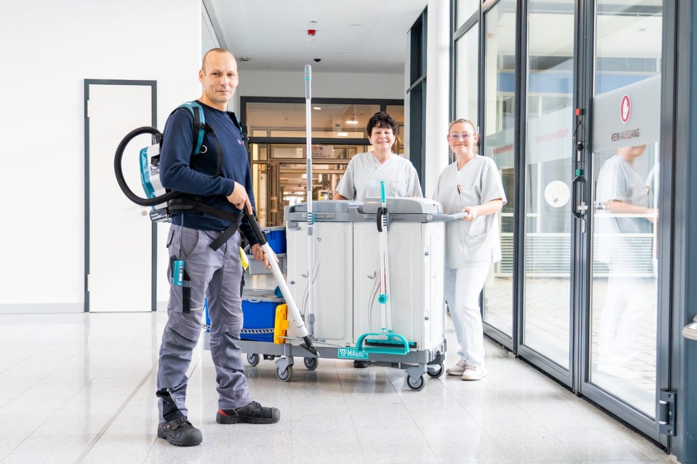 Unterhaltsreinigung, Reinigungswagen